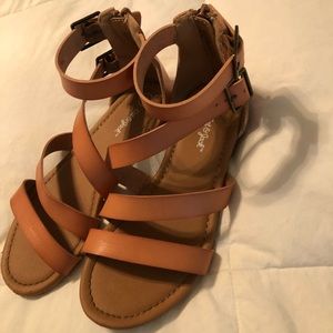 Cat and Jack leather sandals size 2